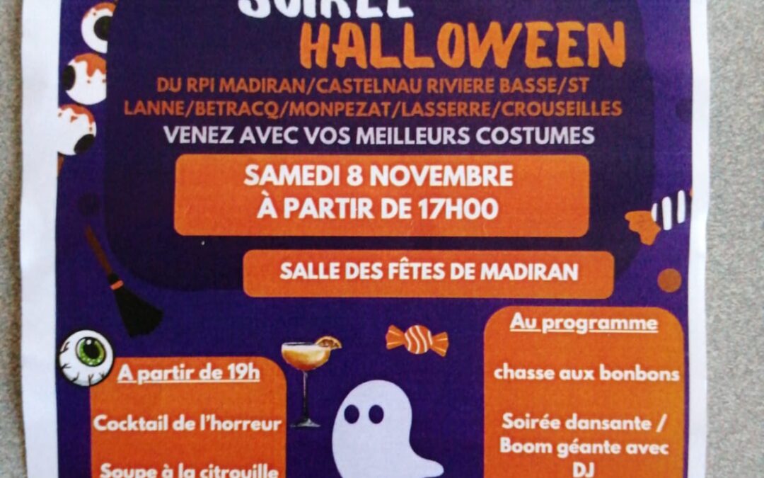 soirée Halloween Madiran 2025